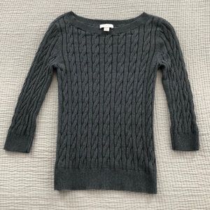 Anne Taylor Loft Cable Knit Sweater